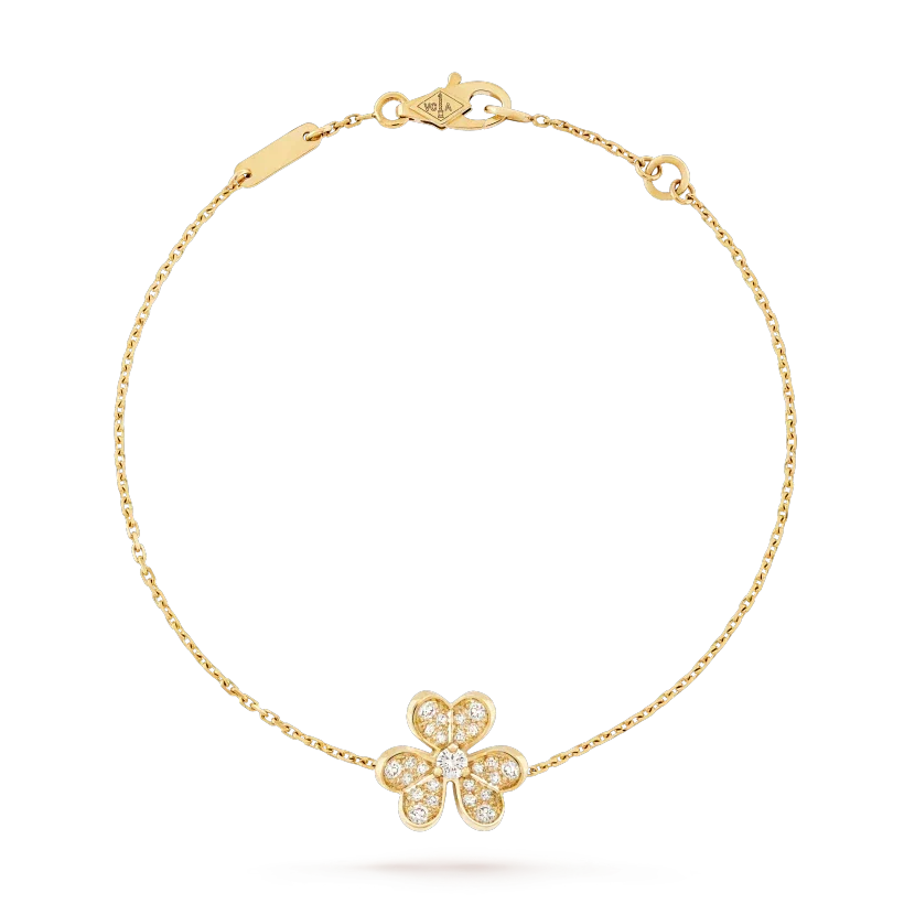 [Marins]FRIVOLE GOLD FLOWER DIAMOND BRACELET