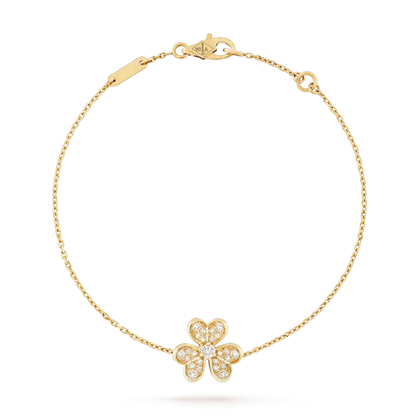[Marins]FRIVOLE GOLD FLOWER DIAMOND BRACELET