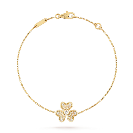 [Marins]FRIVOLE GOLD FLOWER DIAMOND BRACELET
