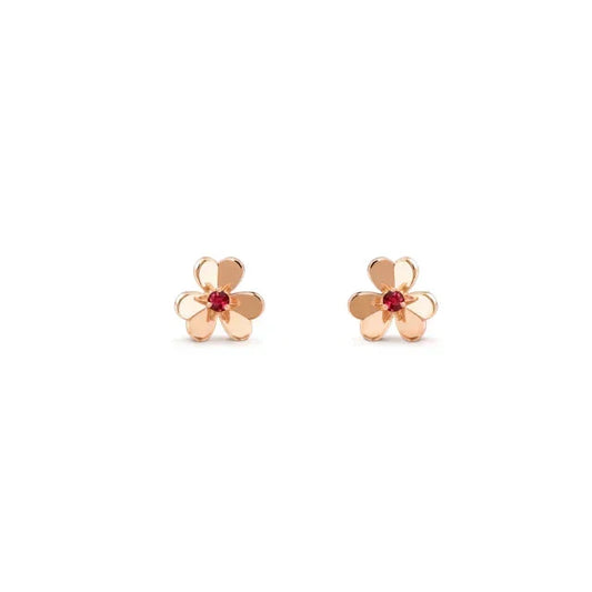 [Marins]FRIVOLE  FLOWER PINK EARRINGS