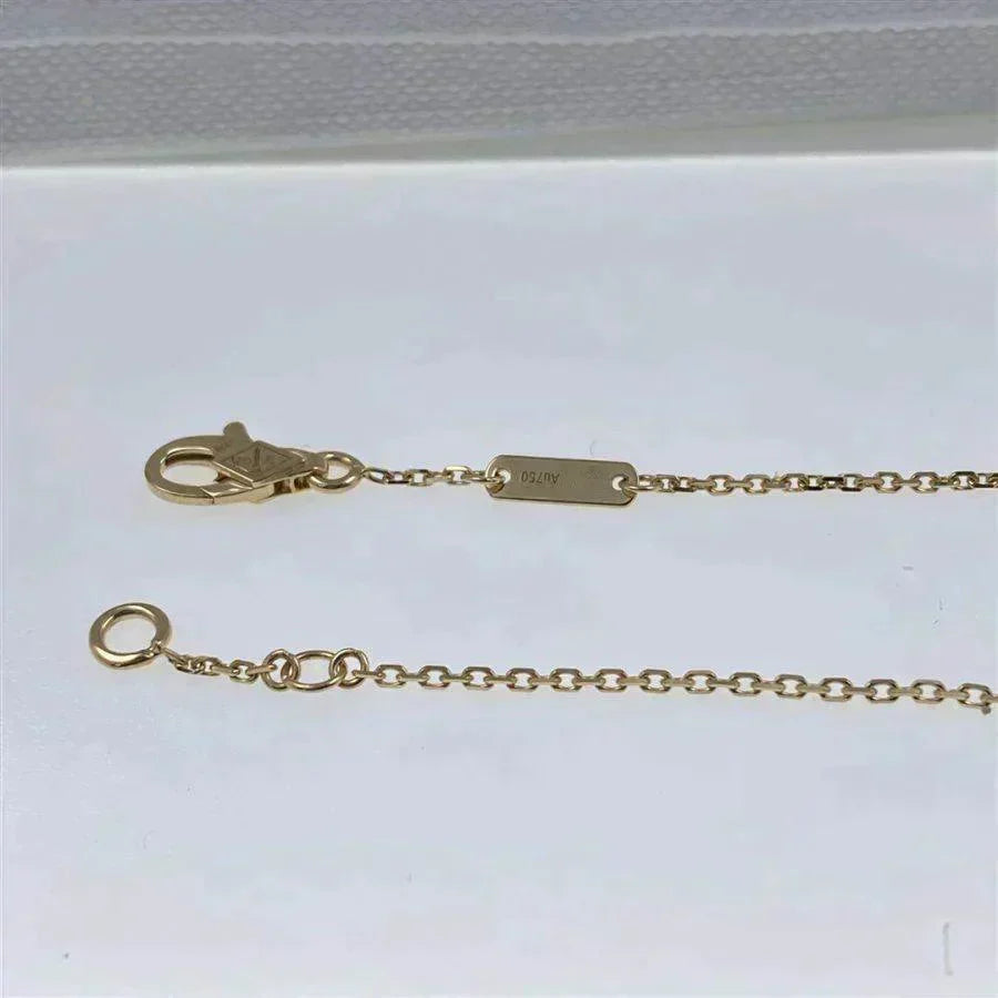 [Marins]CLOVER  CARNELIAN SINGLE FLOWER BRACELET