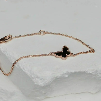 [Marins]BUTTERFLY ONYX  BUTTERFLY BRACELET