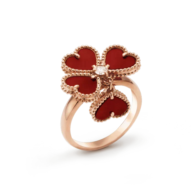 [Marins]SWEET CLOVER CARNELIAN RING