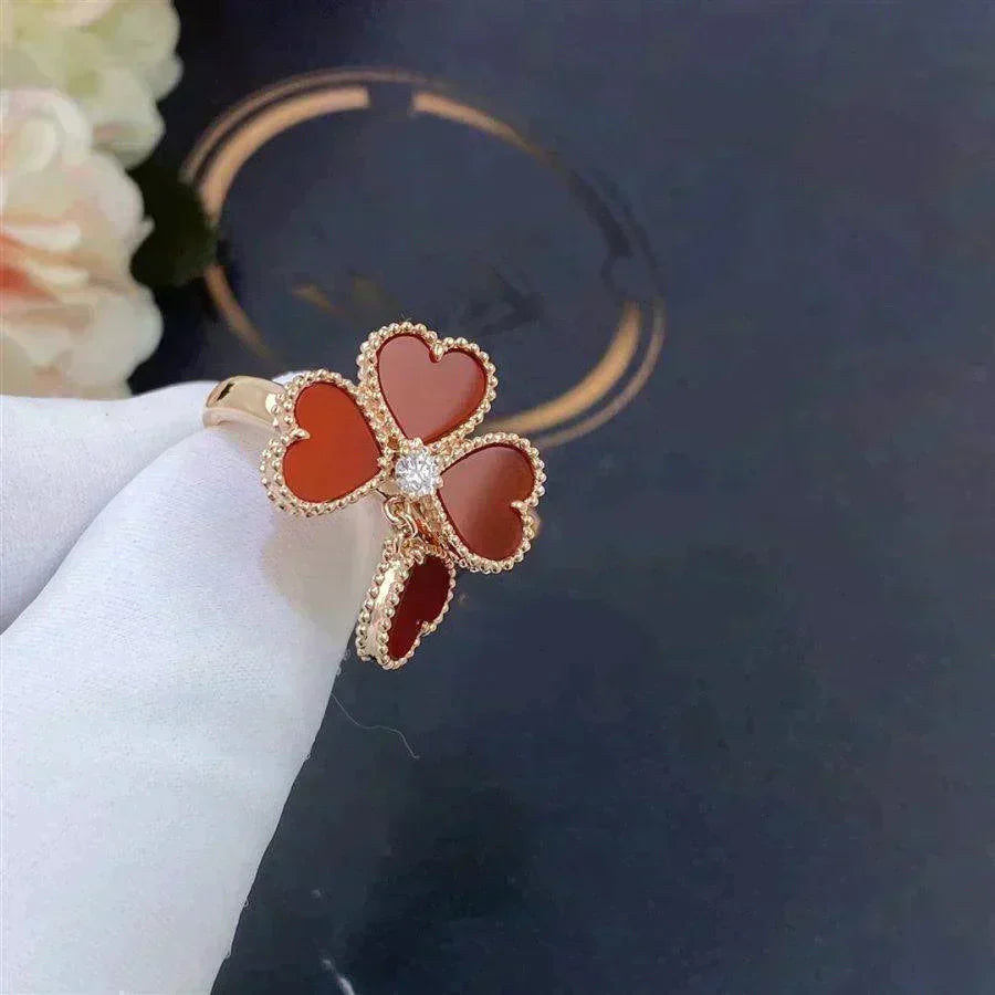 [Marins]SWEET CLOVER CARNELIAN RING