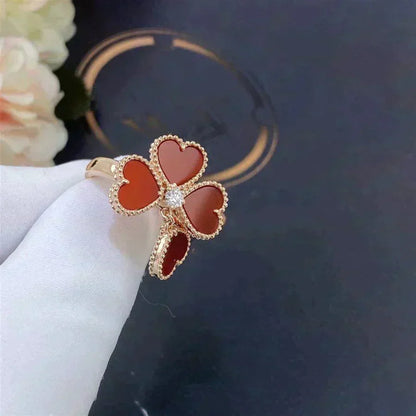 [Marins]SWEET CLOVER CARNELIAN RING