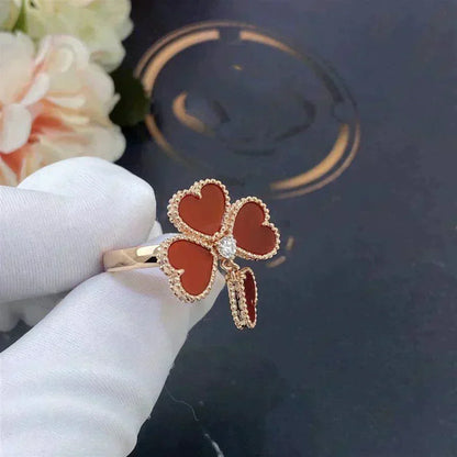 [Marins]SWEET CLOVER CARNELIAN RING