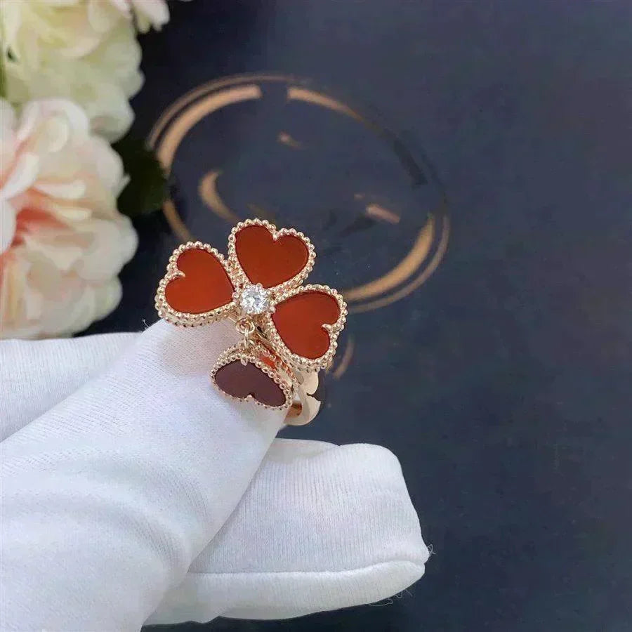 [Marins]SWEET CLOVER CARNELIAN RING