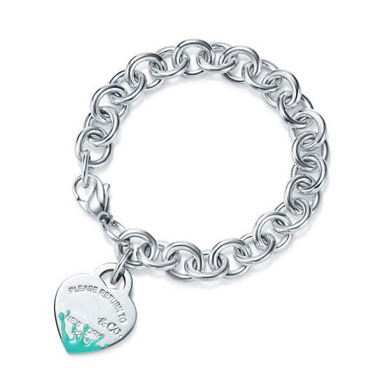 [Marins]LOVE HEART RETURN TO TIF SILVER BRACELET