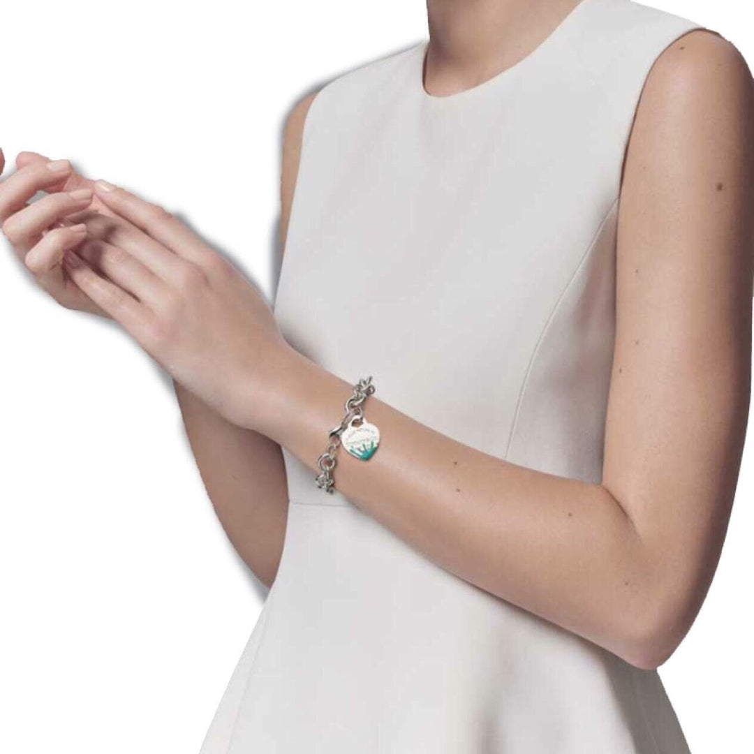 [Marins]LOVE HEART RETURN TO TIF SILVER BRACELET