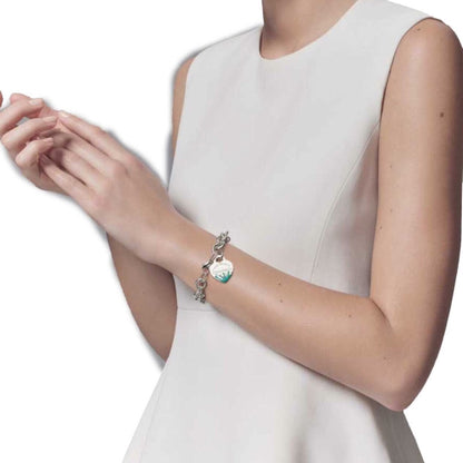 [Marins]LOVE HEART RETURN TO TIF SILVER BRACELET