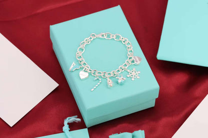 [Marins]CHRISTMAS SILVER BRACELET