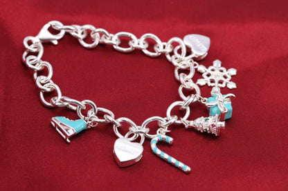 [Marins]CHRISTMAS SILVER BRACELET