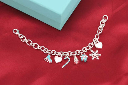 [Marins]CHRISTMAS SILVER BRACELET