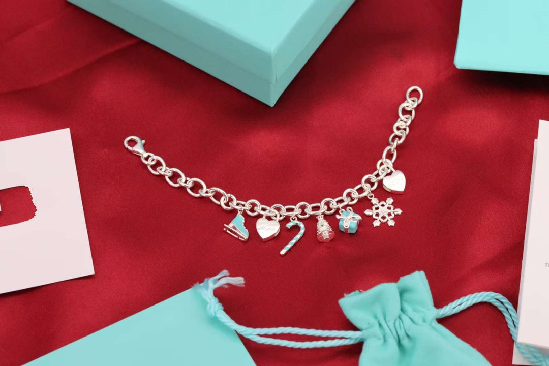 [Marins]CHRISTMAS SILVER BRACELET