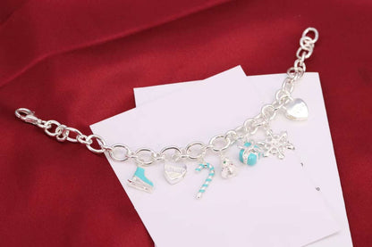 [Marins]CHRISTMAS SILVER BRACELET