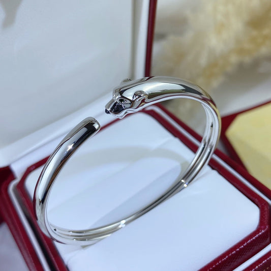 [Marins]PANTHERE SILVER OPEN BRACELET
