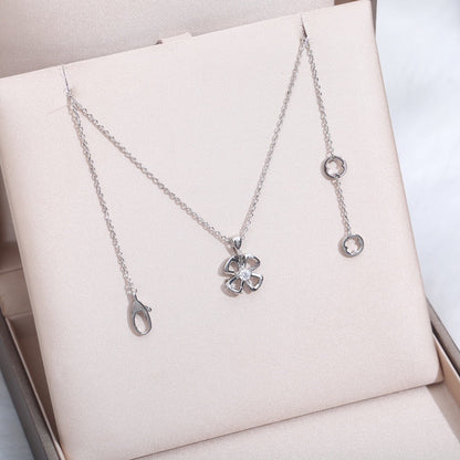 [Marins]FIOREVER NECKLACE DIAMOND CENTER