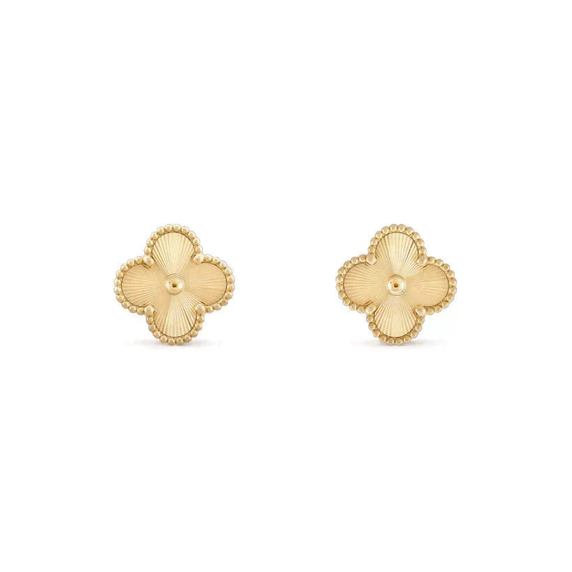 [Marins]CLOVER MEDIUM 1 MOTIFS LASER EARRINGS