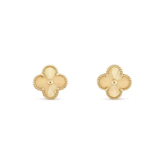 [Marins]CLOVER MEDIUM 1 MOTIFS LASER EARRINGS