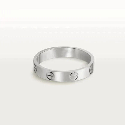 [Marins]LOVE RING 4MM 1 DIAMOND SILVER